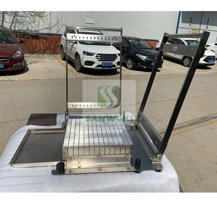 cake cheese block wire cutting tool soft food cutter machine Chocolate Cubes slicing Machine 360*360mm cutting table