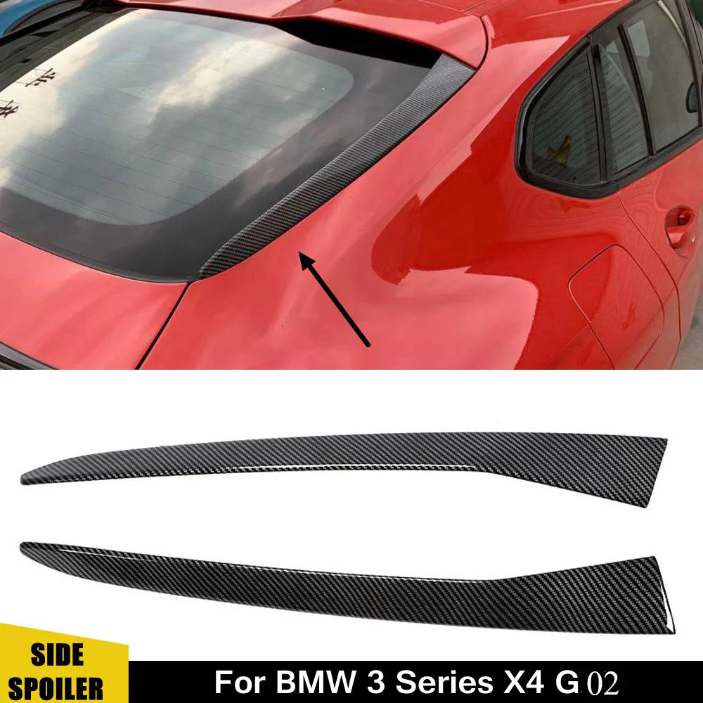 Задний спойлер на крыло крышу боковой Стикеры Накладка для BMW X4 G02 2019 2020 заднего