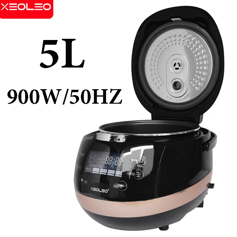 

XEOLEO 5L Tapioca Cooker Milk Tea Shop Pearl Cooker Bubble Tea Pearl Warmer Pot Taro ball/Sago/Red Bean Cooker Machine 900W