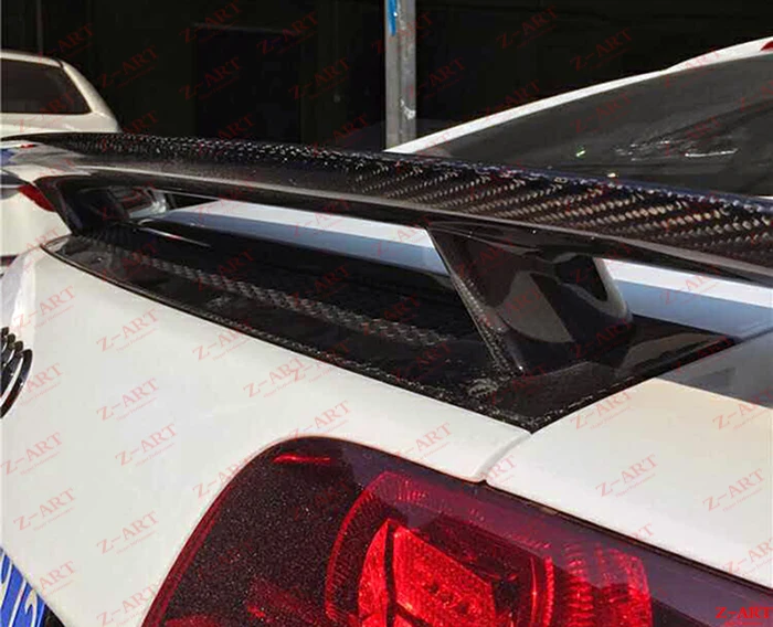 Z-ART углеродное волокно задний спойлер для Audi R8 2007- углеродное волокно заднее крыло для Audi R8 V8 V10