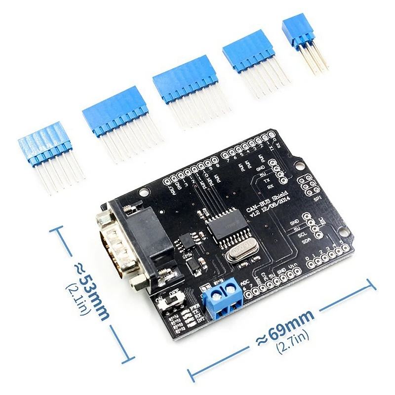 Mcp2515 модуль Ef02037 для Arduino Can Bus Щит Плата расширения может протокол связи|Дисплеи| |