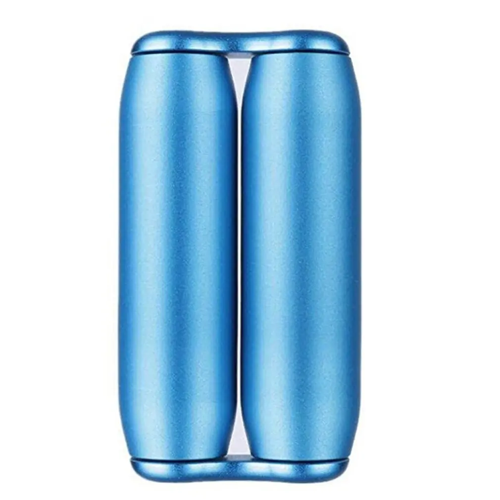 Кончик пальца ролик декомпрессионная игрушка декомпрессионный ролик алюминиевый сплав декомпрессионный ролик офисная игрушка - Цвет: light blue