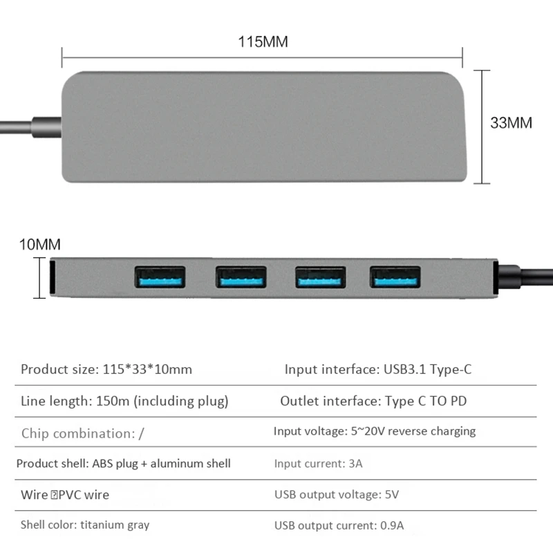 Док-станция usb type C Dex Usb 3,1 порт HDMI OTG кабель Sam Sung Dex станция для ноутбука S10 S9 Hua Wei P20 P30 Pro type C