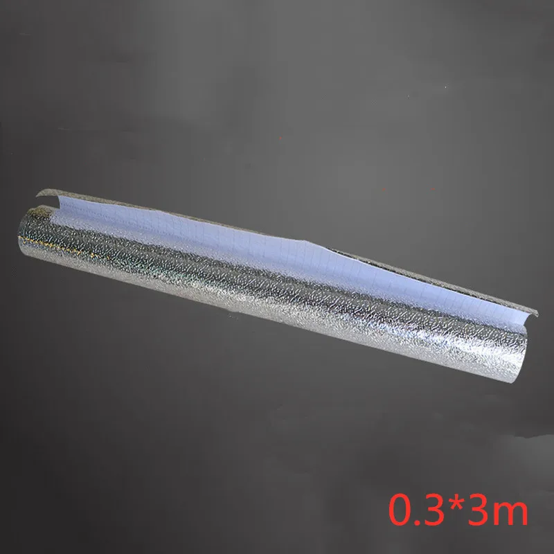 0.3 x 3m Кухонная наклейка s маслостойкая Водонепроницаемая наклейка печка алюминиевая фольга покрывает самоклеющиеся обои бытовые инструменты для декора шкафа - Цвет: 0.3 x 3m