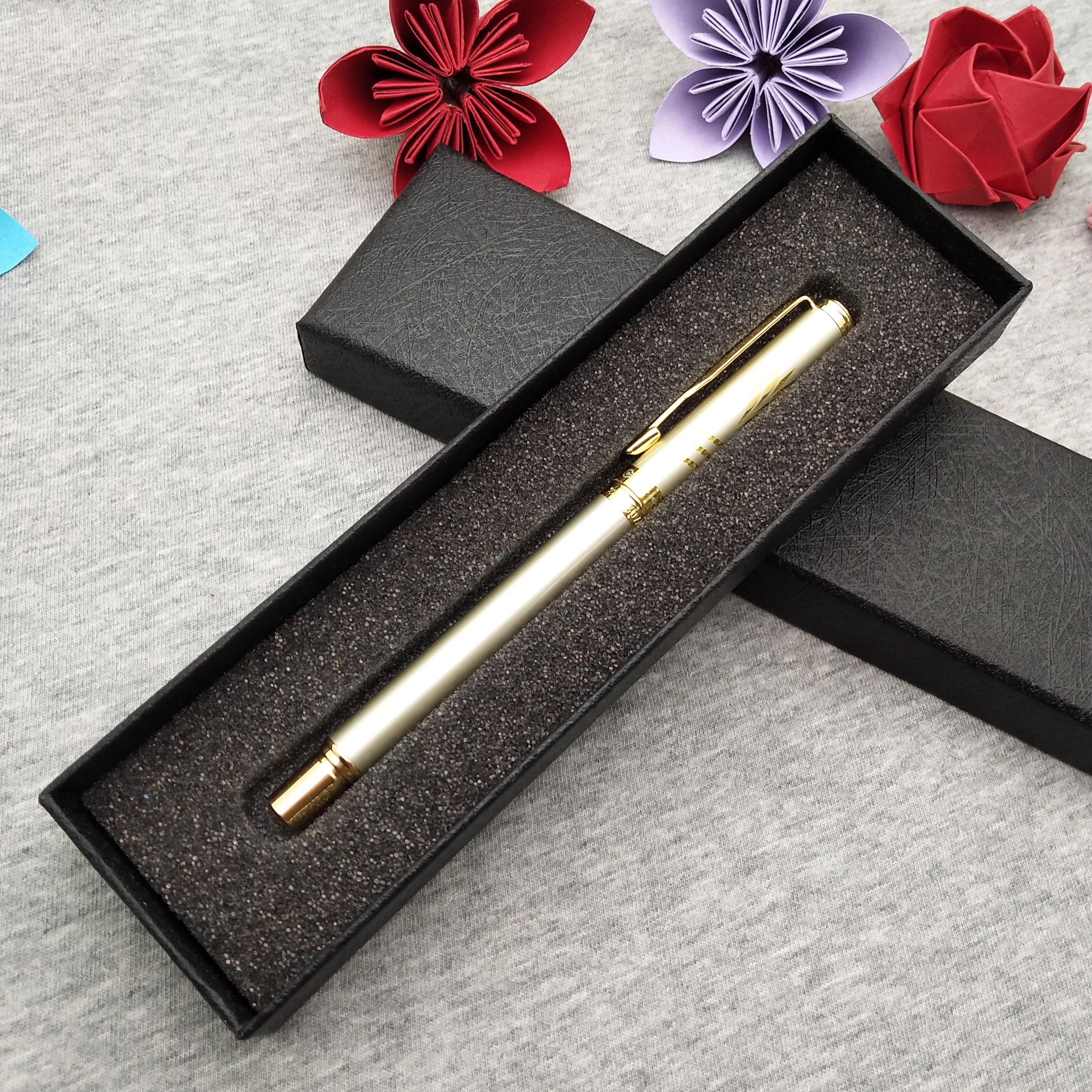 

Nice birthday gift for girl Gold roller ball pen free personalized with girlfriend's name and wish text free ship with box
