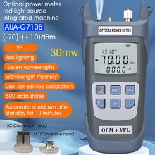 

3 in 1 Optical Power Meter&Visual Fault Locator&LED Lighting FTTH Optical Fiber Tester(-70~+10dBm) OPM&VFL 1/10/15/20/30/50MW KM