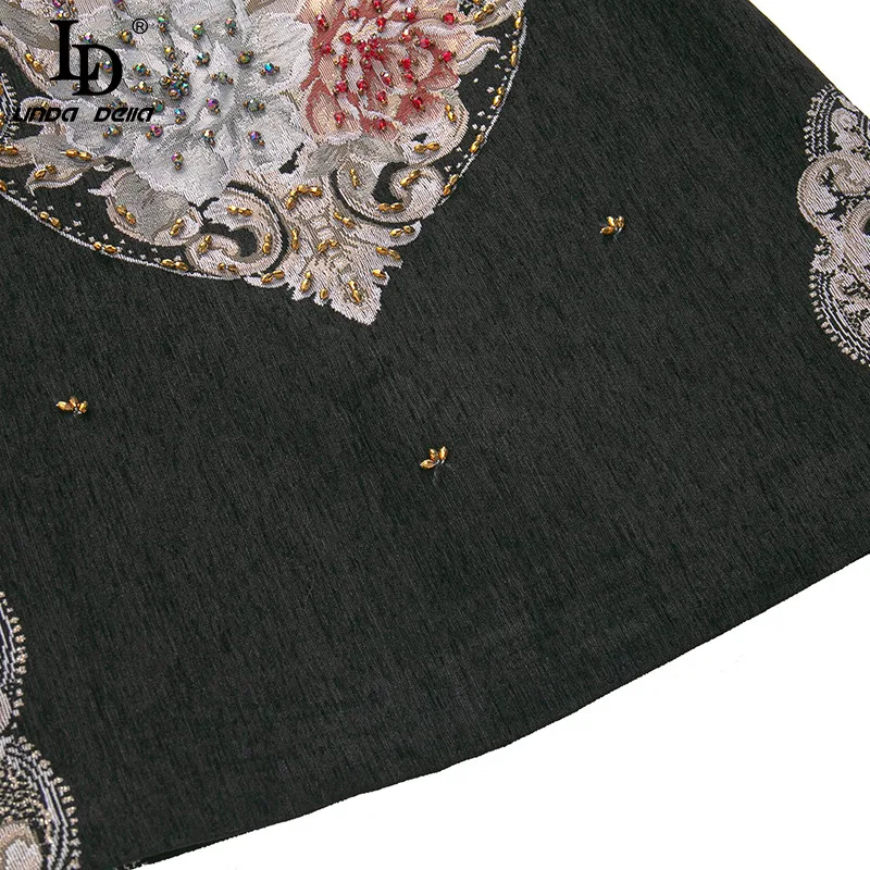 LD LINDA DELLA Fashion Runway Summer Vintage Mini
