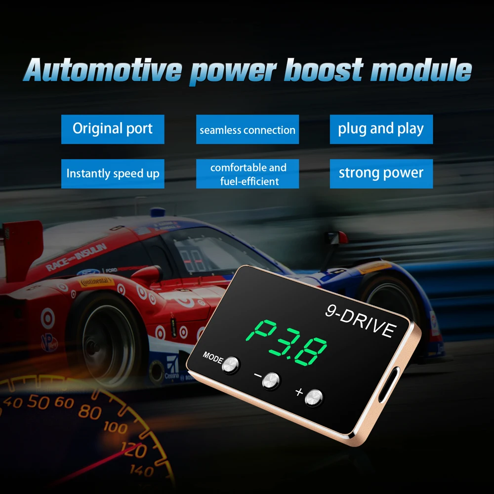 9 Mode Electronic Throttle Controller Accelerator 861 Windbooster Suitable FORD F150 F250 MUSTANG Landrover MAZDA BT50 Jaguar XE throttle controller