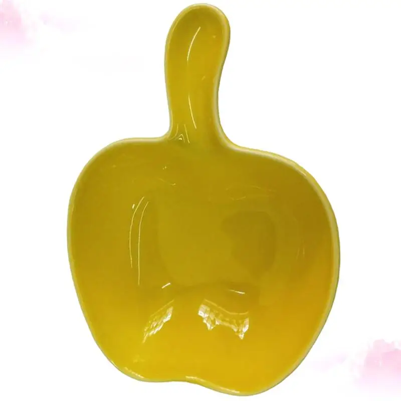 1pc Durable Ceramics Fruit Salad Bowl for Bakery Home Kitchen