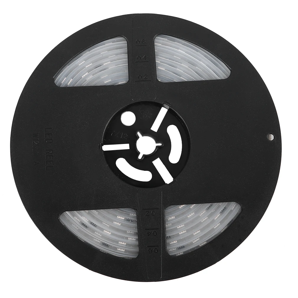 ICOCO 5 м 150/300 светодиодный s WS2811 5050 SMD 12 В водонепроницаемый черный/белый PCB RGB светодиодный светильник для телевизора, Вечерние Декорации