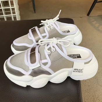 

Hight Quality Casual Sneakers Wedges Heels Slides Women Sandals Comfort Platform Slippers Women Shoes Summer Luxury Loafers
