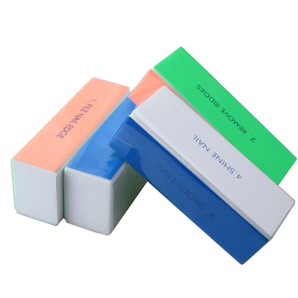 

10pcs Durable Nail Art Polishing Block Useful Practical Durable Nail Art Tool Practical Nail Polishing Sand Strip Nail Supply fo
