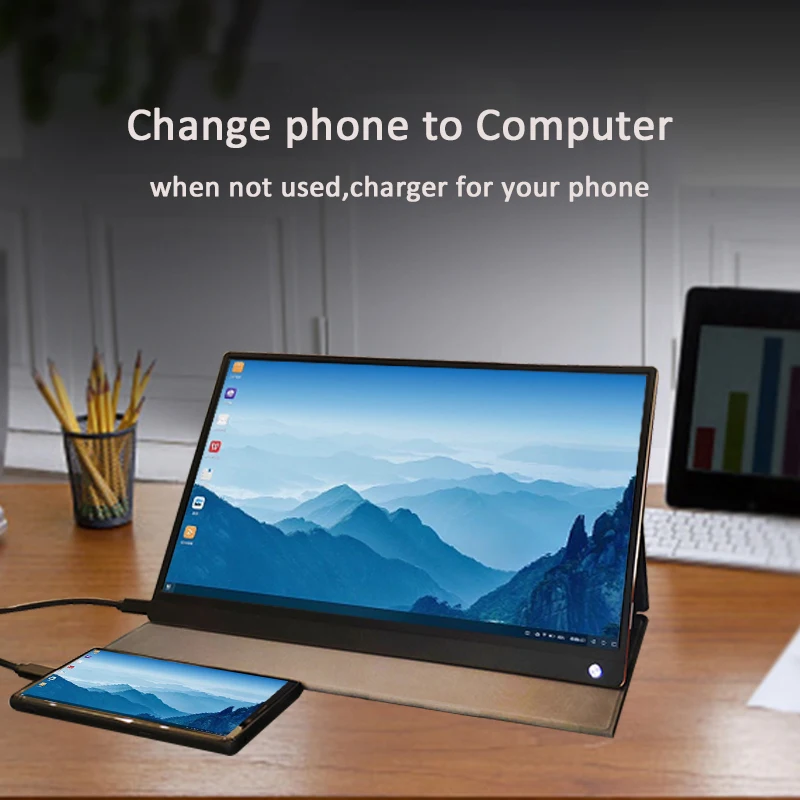  Portable Gaming monitor IPS Touch screen built in battery Gaming Display for Huawei &laptops xboxsw
