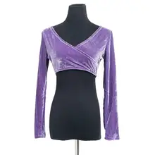 Королевский SMEELA Дамский танец живота с длинным рукавом бандажный Топ 2034