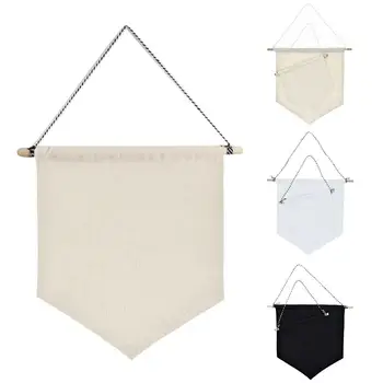 

Nordic Blank Wall Hanging Banner Cotton Brooch Pin Badge Holder Pennant Badge Wall Display Banner for Living Room Decoration