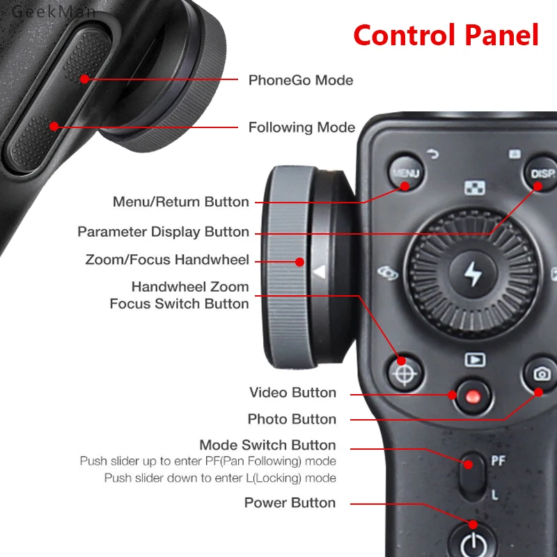 Zhiyun Smooth 4 3 х осевой стабилизатор гироскопа Q для смартфонов Экшн камера телефона