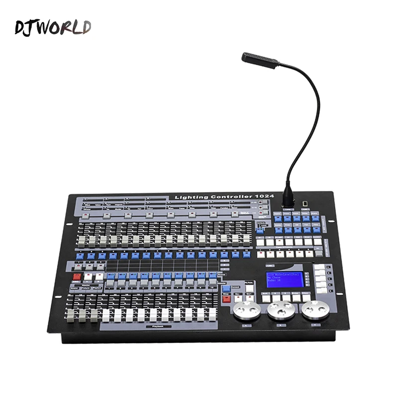 DJworld DMX консоль 1024 контроллер для освещение для сцены DMX 512 DJ контроллер оборудование международный стандарт движущийся головной свет