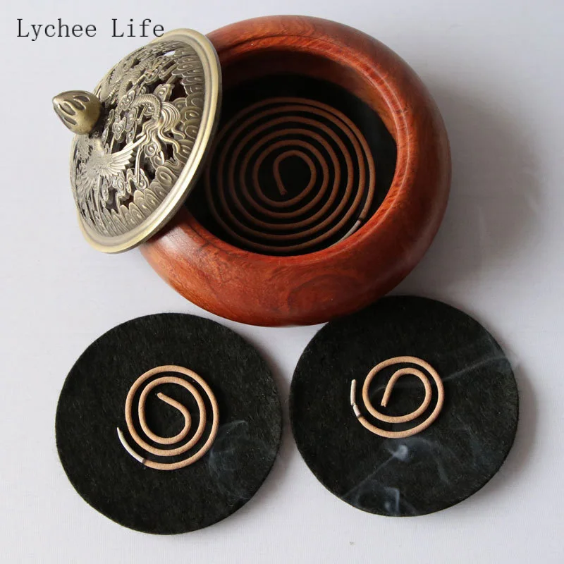 Lychee Life Incense Burner Mat Fabric High Temperature Resistant