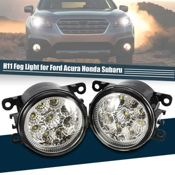 

new 2PCS Car Fog Lamps lighting LED Lights For Ford Explorer Transit Connect Focus Fusion For Honda Crosstour CR-V/Pilot