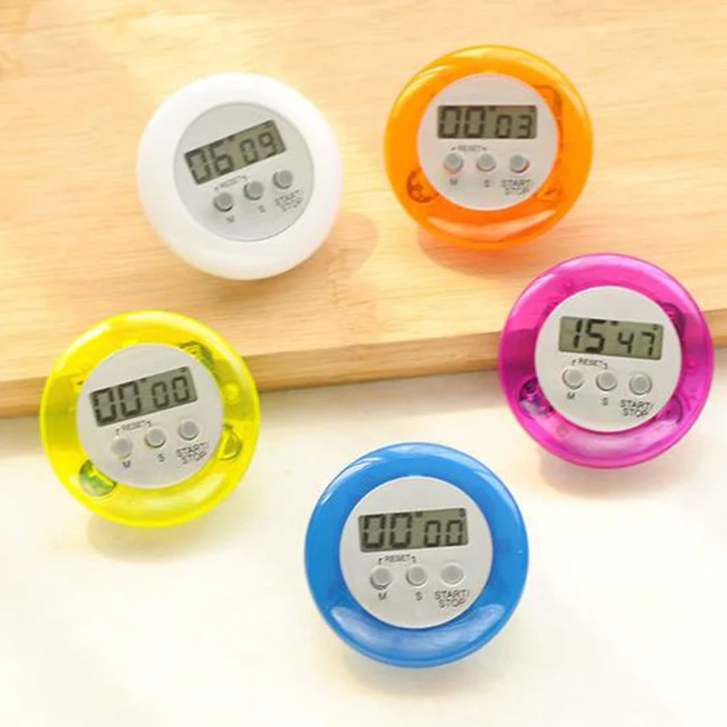 

LCD Digital Kitchen Countdown Magnetic Timer Back Stand Cooking Timer Count UP Alarm Clock Kitchen Gadgets Cooking Tools