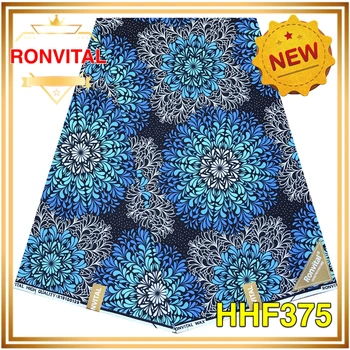 

RONVITAL TEXTILE WAX PRINT FABRIC 100% COTTON DIY MATERIAL ANKARA FABRIC 6 YARDS/PCS FREE SHIPPING LADY CLOTH