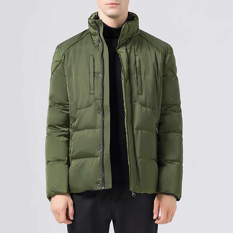 Мужская зимняя куртка на утином пуху с перьями размеры до xxxl|snowimage|snowimage coats |