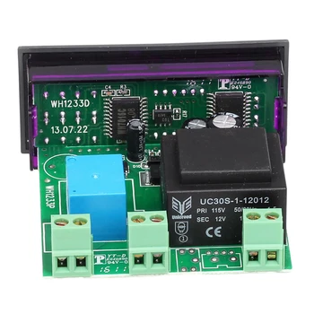 

DC 12V Fahrenheit Digital Temperature Controller 10A 1 Relays with Round Sensor 66CY