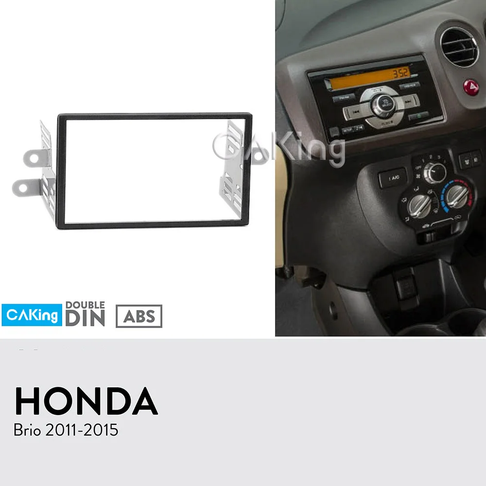 NEW fits 2009-UP NISSAN CUBE Car Stereo Double DIN Dash Kit with Wire Harness