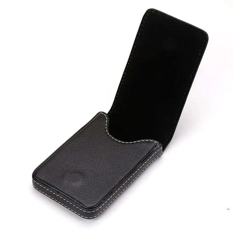 

Direct Selling Business Card Holder Business-Style Simple Flip Hide Substance Large-Volume MEN'S AND WOMEN'S Card Case Storage B