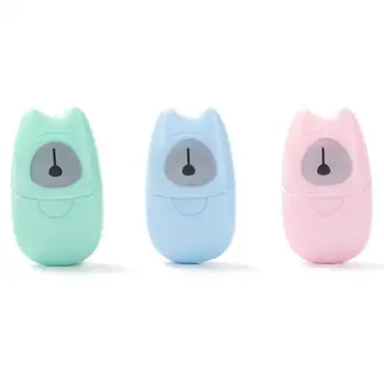 

50pcs Mini Soap Paper Washing Hand Skin Care Soap Foaming Soaps Supplies Box Soap Disposable Slice Travel Outdoor Tr Sheets C5Y3