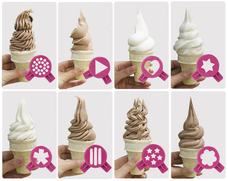 Stand soft serve ice cream machine with three favor BX418C