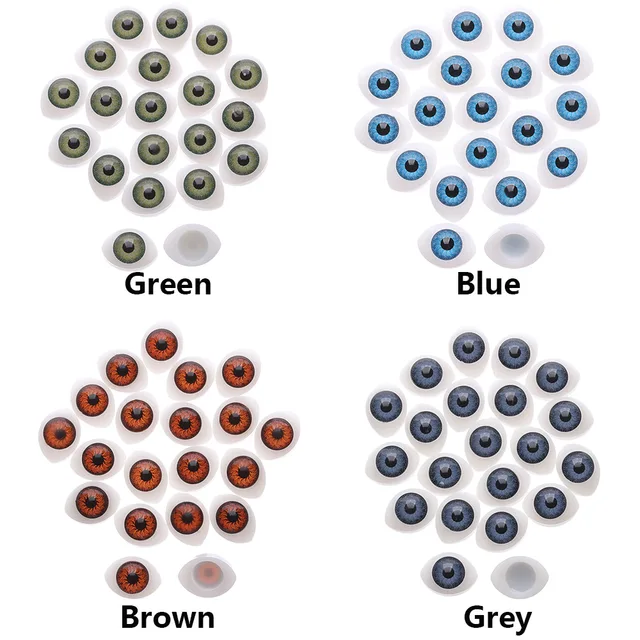 20Pcs/Set HOT New Doll Safety Eyes for DIY Toy Eyes Animal Toy Puppet Making Dinosaur Eyes DIY Craft Accessories DIY Toy Eyes 4