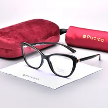 Pixcico B45737 кошачий глаз очки оправа женские роскошные брендовые оптические модные