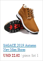 SAGACE PU Leather Boots Men Winter Shoes Warm Shoes Fashion Zipper Booties Mens Ankle Boots Black Booties Plus Size 1031