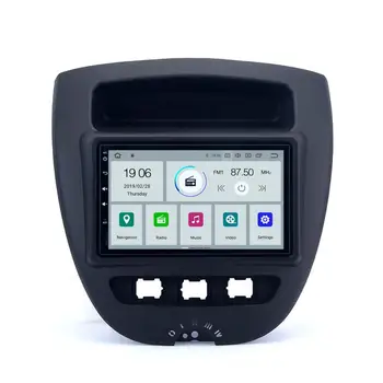 

COIKA Android 9.0 System Car Radio Player For Peugeot 107 Citroen C1 GPS Tape Recorder WIFI OBD DVR SWC Multimedia RDS 2+16G RAM