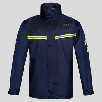 

Waterproof Motorcycle Hooded Raincoat Women Outdoor Mens Rain Rain Jacket Big Capa De Chuva Rain Gear Set Adult Clothes KK60YY