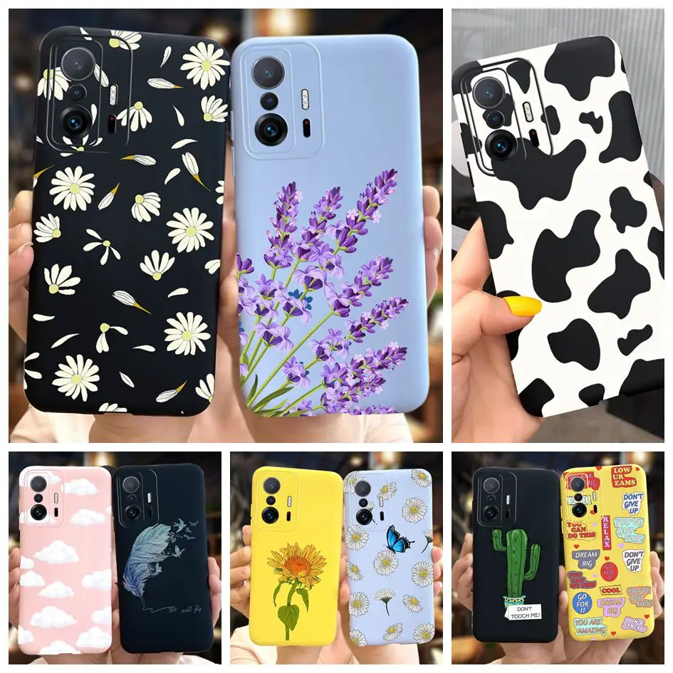 Per La Versione Globale Xiaomi 11 T Pro Custodia Per Telefono Custodia Protettiva Morbida Daisy Cow Per Xiaomi 11 T Mi11 T Pro Lite Mi 11 Lite Funda