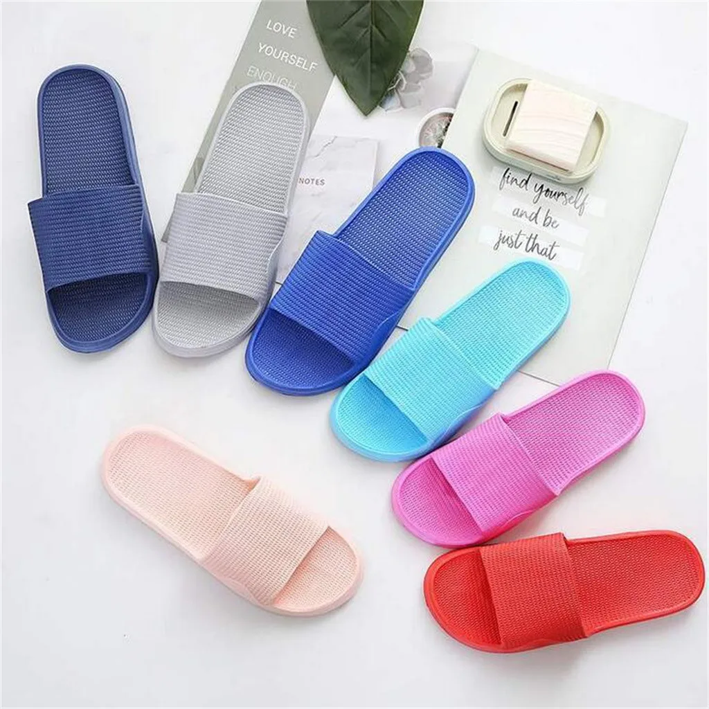 Шлепанцы нескользящие для дома и улицы сланцы душа удобные летние тапочки #3 |