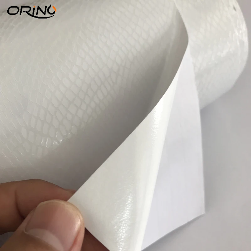 White Snake Skin Vinyl Wrap Sticker-5