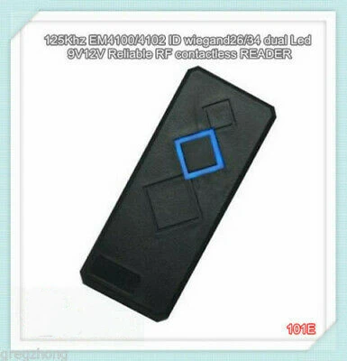 125 кГц EM4100/4102 Водонепроницаемый RFID WG26/34 двойной светодиодный считыватель карт