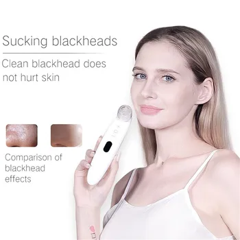 

Electric Blackhead Remover Pore Vacuum Led Display 6 Level Vacuum With Base Facial Blackhead Extractor Tool Usb And 4 Heads