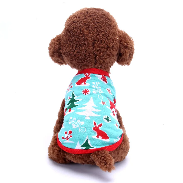 PUOUPUOU Лето Забавный Одежда с принтом в виде собак милые дизайнерские собака одежда для домашних животных, жилет для малых и средних собак пальто, Одежда для питомцев XS-2XL - Цвет: 5