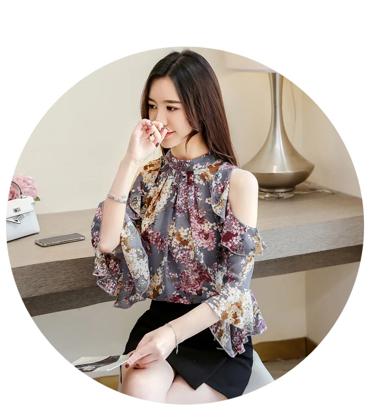 FREE SHIPPING Blouse Butterfly Sleeve OG0775