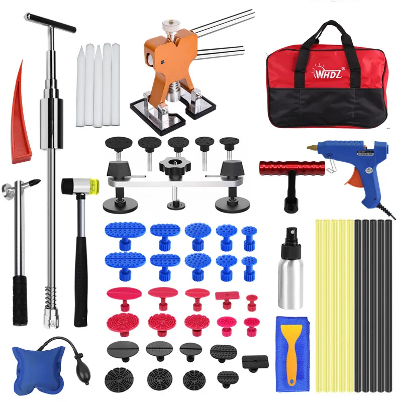 

PDR TOOLS PDR KITS CAR AUTO BODY PAINTLESS DENT REMOVAL REPAIR TOOL DENT LIFTER KIT BRIDGE GLUE PULLER SET
