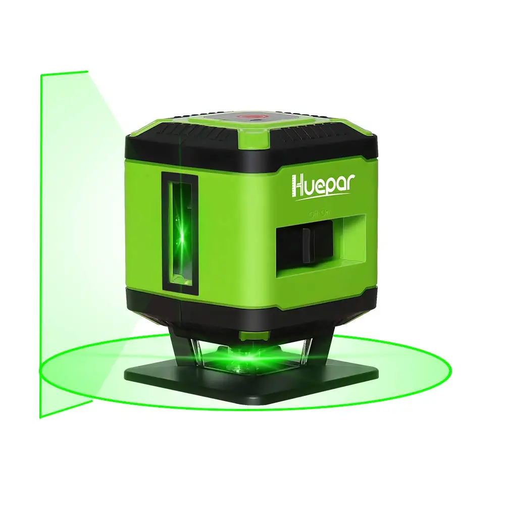 Лазерный уровень Huepar FL360G для плитки горизонтальная линия 360 градусов 130 5 линейный