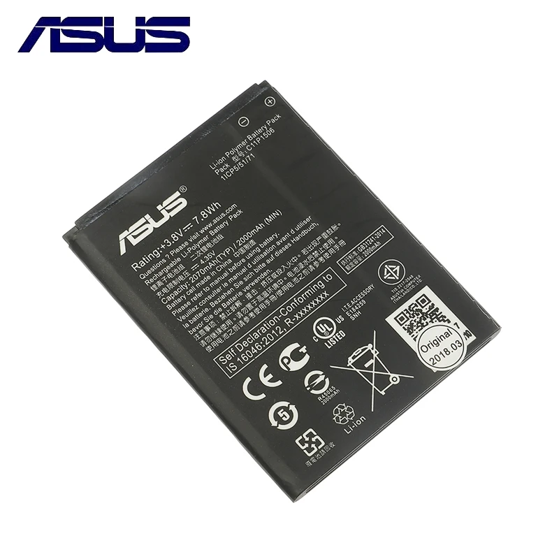 ASUS 100% оригинальный 2070mAh C11P1506 Аккумулятор для Live G500TG ZC500TG Z00VD ZenFone Go 5 дюймов