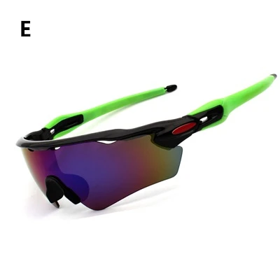 Хит, UV400, мужские велосипедные солнцезащитные очки, солнцезащитные очки, MTB, женские спортивные солнцезащитные очки, мужские спортивные защитные очки для велосипеда - Цвет: E