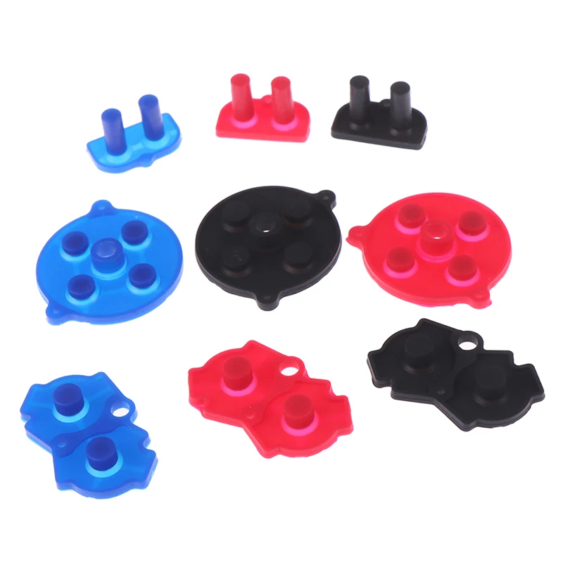 3pcs/set  silicone conductive rubber button pad for gba Advance Button Silicone Rubber Pad