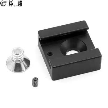 

Aluminium Alloy Hot Shoe Mount Adapter Base with 1/4" Mounting Screw for Camera Cage Flash LED Light Microphone Hotshoe Seat