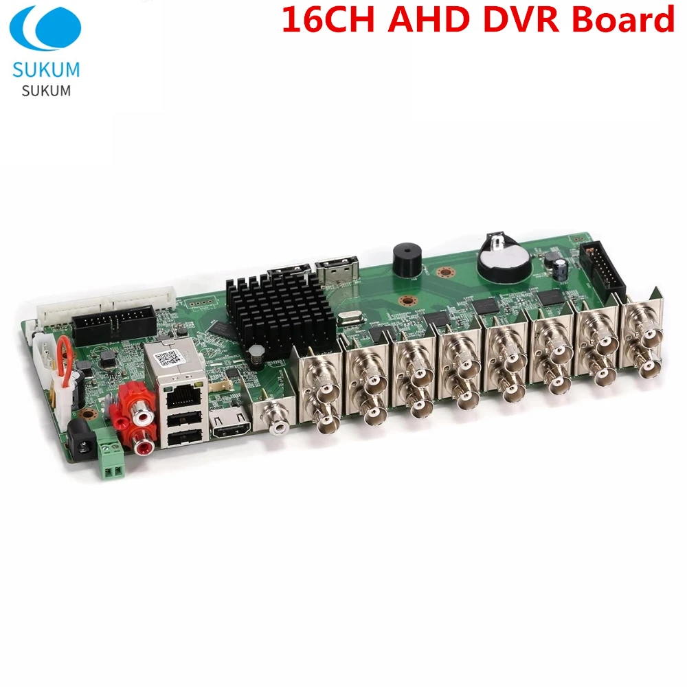 4CH 8CH 16CH AHD CCTV DVR Board 5M-N Digital Video Recorder PCB For 5MP AHD CVI TVI CVBS IP Camera
